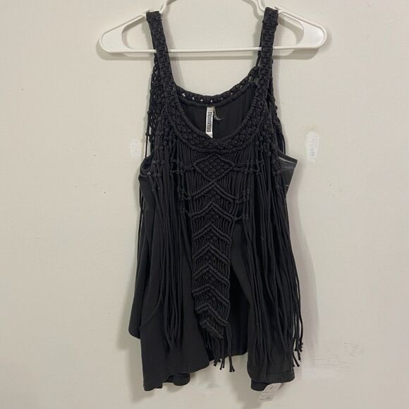 Beautiful and Unique Boho Macrame Fringe Tank - Picture 1 of 1